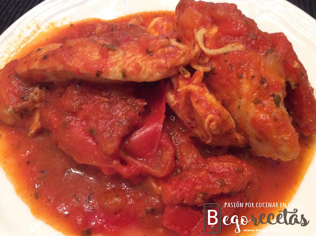 Pollo a la calabresa